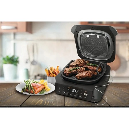 Гриль Ninja Foodi Air Grill & Air Fryer з Сooking probe EG351EU Изображение