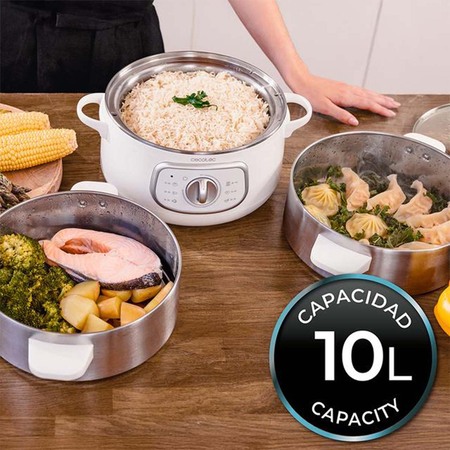 Пароварка Cecotec Vapovita SteelPot White (A01_EU01_100630) Изображение