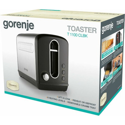 Тостер Gorenje T1100CLBK Зображення
