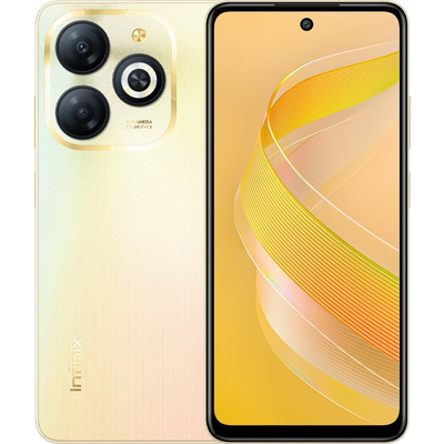 Смартфон Infinix Smart 8 X6525 2/64GB Dual Sim Shiny Gold_ Изображение