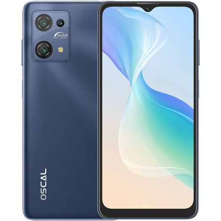 Смартфон Oscal C30 4/32GB Dual Sim Starry Night Blue Изображение