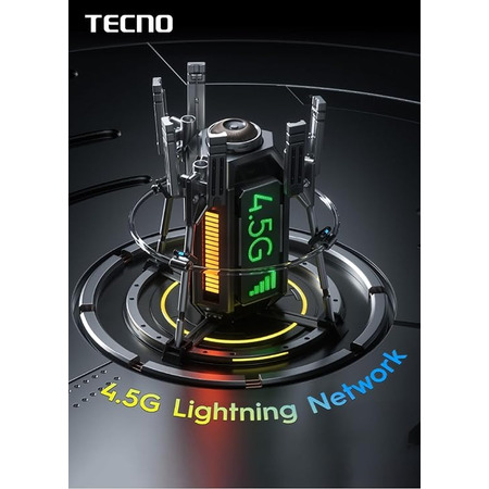 Смартфон Tecno Spark Go 1 (KL4) 3/128GB Startrail Black (4894947037832) Изображение