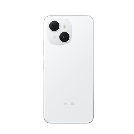 Смартфон Tecno Spark 40C (KM4k) 4/128GB Veil White (4894947093036) Изображение