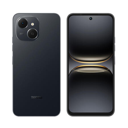 Смартфон Tecno Spark 40C (KM4k) 4/128GB Ink Black (4894947092459) Изображение
