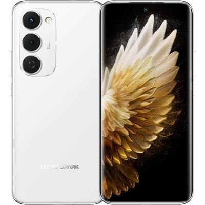 Смартфон Tecno Spark 40 Pro+ (KM7) 8/256GB Aurora White (4894947096341) Зображення