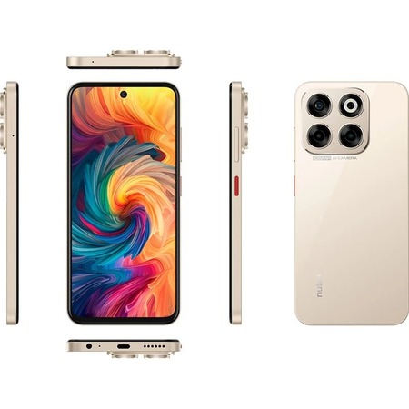 Смартфон ZTE Nubia V70 8/256GB Gold Изображение