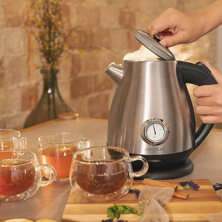 Електрочайник Cecotec ThermoSense 620 Retro Steel (CCTC-01458) Изображение