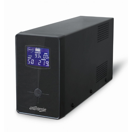 Джерело безперебійного живлення EnerGenie EG-UPS-032 850VA, Line Int., AVR, 2xIEC+1xSchuko, USB, LCD, RJ11 Изображение