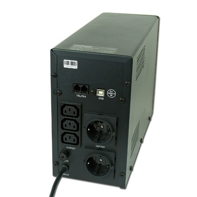 Джерело безперебійного живлення EnerGenie EG-UPS-034 1500VA Изображение