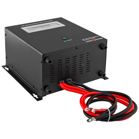 Джерело безперебійного живлення LogicPower LPY-W-PSW-2000VA+ (1400Вт)10A/20A, Lin.int., AVR, 2 х євро, метал, настінний Зображення