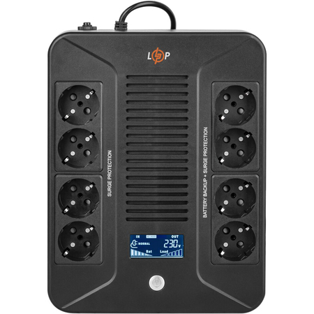 Джерело безперебійного живлення LogicPower LP-UL1000VA-8PS Зображення