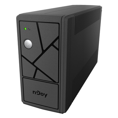 Джерело безперебійного живлення NJOY Keen 600 (UPLI-LI060KE-CG01B) Lin.int., AVR, 2 x евро, пластик Зображення