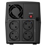 Джерело безперебійного живлення NJOY Keen 1000 (UPLI-LI100KE-CG01B) Lin.int., AVR, 4 x евро, пластик Изображение