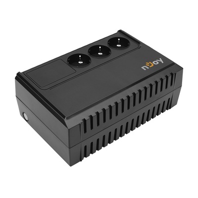 Джерело безперебійного живлення NJOY Renton 650 (PWUP-LI065RE-CG01B) Lin.int., AVR, 3 x евро, пластик Зображення