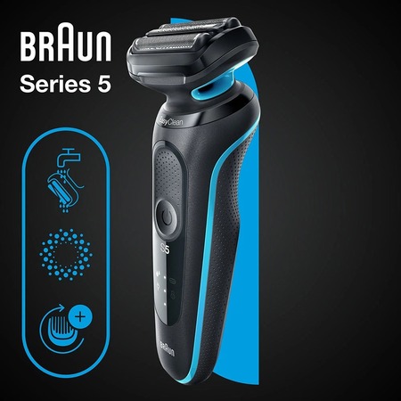 Електробритва Braun Series 5 51-M1000s Black/Mint Изображение