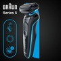 Електробритва Braun Series 5 51-M1000s Black/Mint Изображение