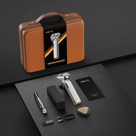 Електробритва Metz The Sword Shaver with Sword with nose hair cutter (MZDF032) Изображение