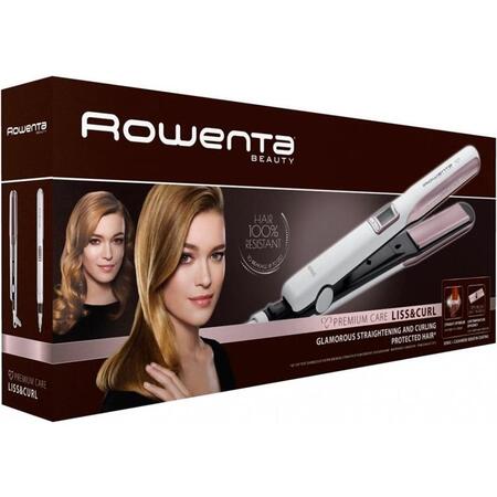 Випрямляч для волосся Rowenta SF7660F0 Premium Care Liss&Curl Изображение