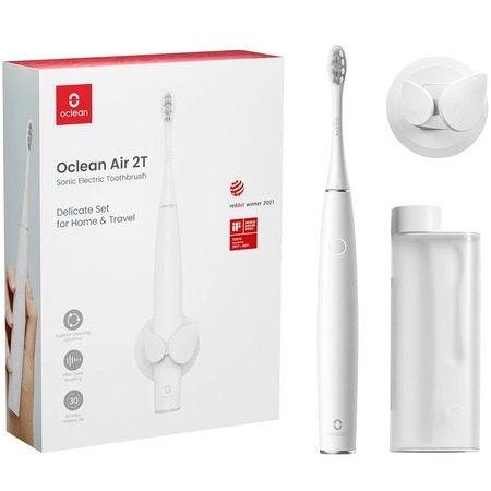 Розумна зубна електрощітка Oclean Air 2T Electric Toothbrush White (6970810552324) Изображение