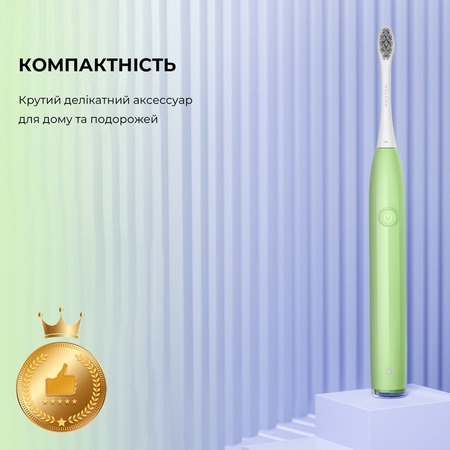 Розумна зубна електрощітка Oclean Endurance Color Edition Green (6970810552447) Изображение
