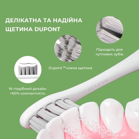 Розумна зубна електрощітка Oclean Endurance Color Edition Green (6970810552447) Изображение