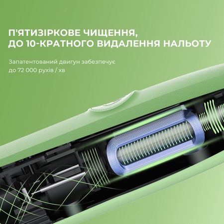 Розумна зубна електрощітка Oclean Endurance Color Edition Green (6970810552447) Изображение