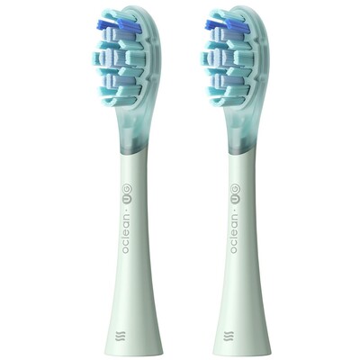 Насадка для зубної електрощітки Oclean UG01 G02 Ultra Gum Care Brush Green (2 шт) (6970810553536) Изображение