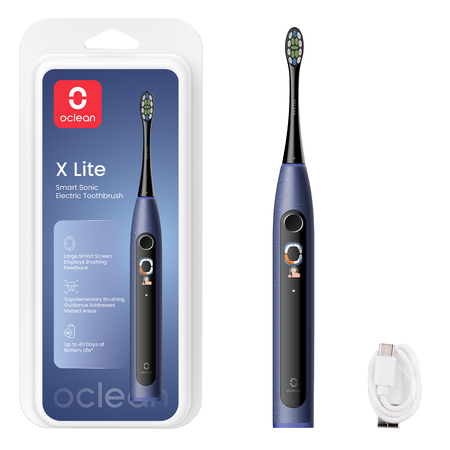 Розумна зубна електрощітка Oclean X Lite Blue (6970810555974) Изображение