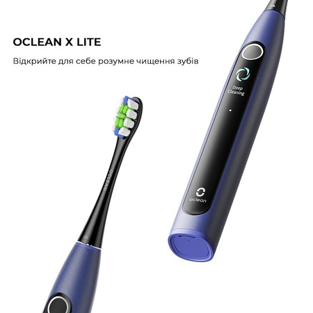 Розумна зубна електрощітка Oclean X Lite Blue (6970810555974) Изображение