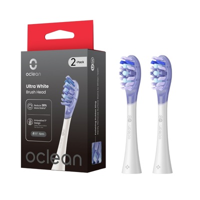 Насадка для зубної електрощітки Oclean Ultra White UW03 2 шт (6970810556995) Изображение