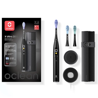 Розумна зубна електрощітка Oclean X Ultra 20 Set Electric Toothbrush Black (6970810557107) Изображение