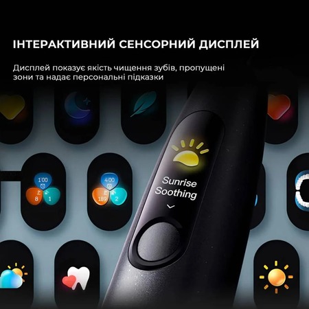 Розумна зубна електрощітка Oclean X Ultra 20 Set Electric Toothbrush Black (6970810557107) Изображение