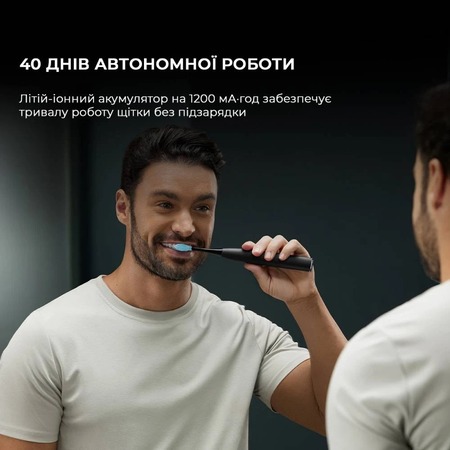 Розумна зубна електрощітка Oclean X Ultra 20 Set Electric Toothbrush Black (6970810557107) Изображение