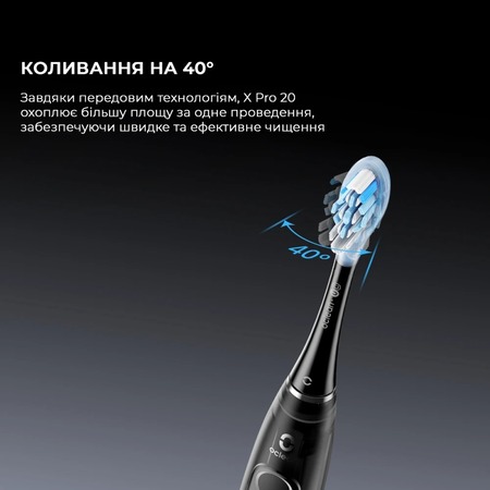 Розумна зубна електрощітка Oclean X Pro 20 Electric Toothbrush Green (6970810556902) Изображение