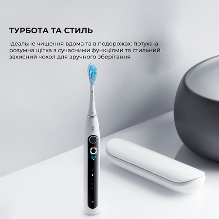 Розумна зубна електрощітка Oclean X Pro 20 Set Electric Toothbrush Green (6970810556933) Изображение