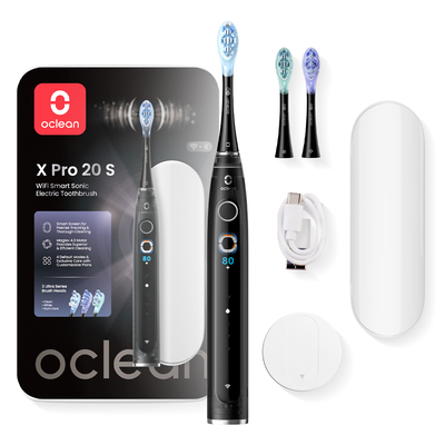 Розумна зубна електрощітка Oclean X Pro 20 Set Electric Toothbrush Black (6970810556964) Зображення