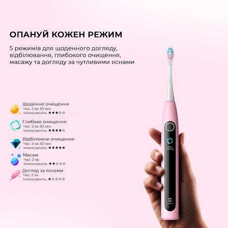 Розумна зубна електрощітка Oclean X Kids Set Electric Toothbrush Black (6970810557237) Изображение