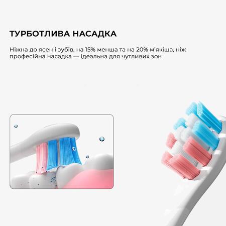 Розумна зубна електрощітка Oclean X Kids Set Electric Toothbrush Black (6970810557237) Изображение