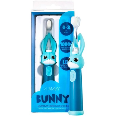 Зубна електрощітка Vitammy Bunny Blue (від 0 - 3 років) Изображение