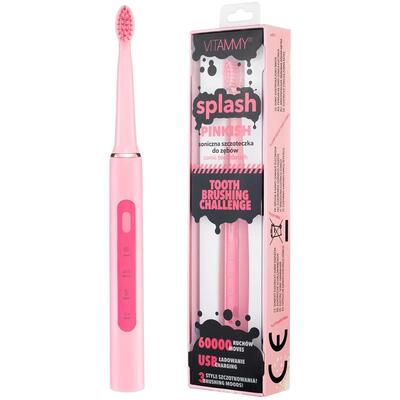 Зубна електрощітка Vitammy Splash Pinkish (від 8 років) Изображение