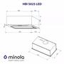 Витяжка Minola HBI 5025 I LED Изображение