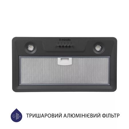 Витяжка Minola HBI 5202 GR 700 LED Изображение