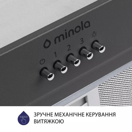 Витяжка Minola HBI 5202 GR 700 LED Изображение