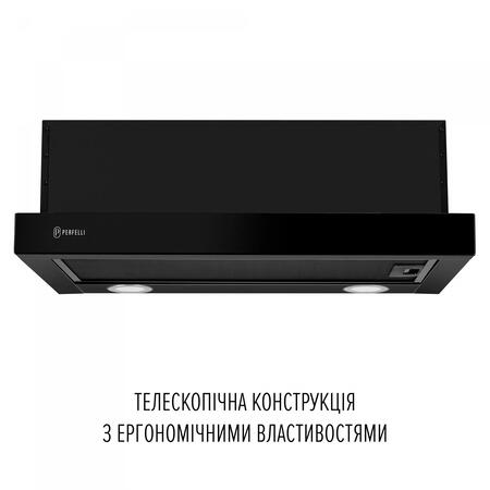 Витяжка Perfelli TL 6622 Full BL 1000 LED Изображение