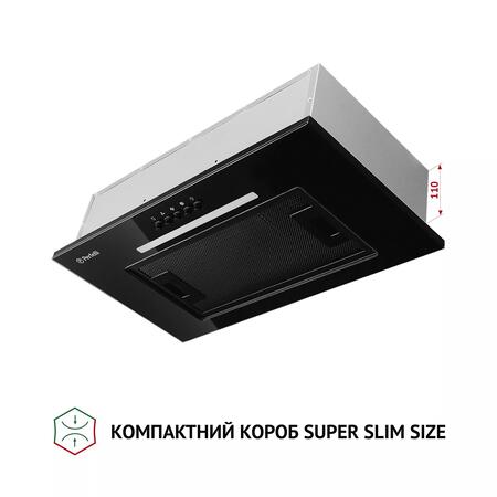 Витяжка Perfelli BI 5256 BL 700 LED Изображение
