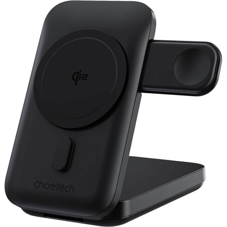 Універсальна мобільна батарея Choetech Magnetic 10000mAh Qi-2 15W Black (B750-CCBK) Изображение