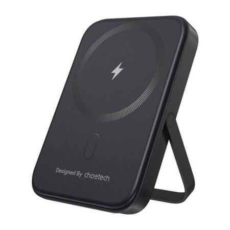 Універсальна мобільна батарея Choetech Magnetic 5000mAh Qi-15W Black (B742-CCBK) Изображение