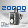 Універсальна мобільна батарея Promate Mavrix-20 20000mAh 65W Black Изображение