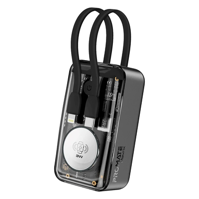 Універсальна мобільна батарея Promate Mavrix 10000mAh 35W Black Зображення