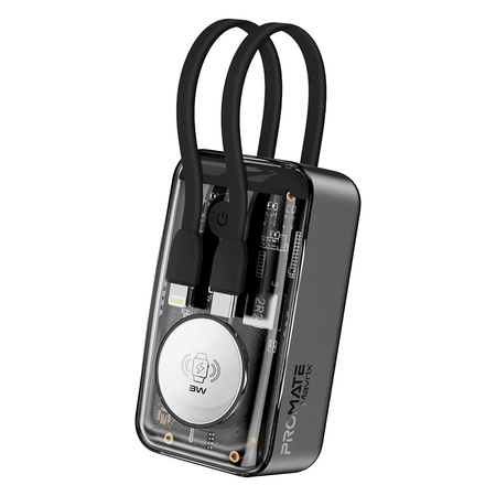 Універсальна мобільна батарея Promate Mavrix 10000mAh 35W Black Изображение